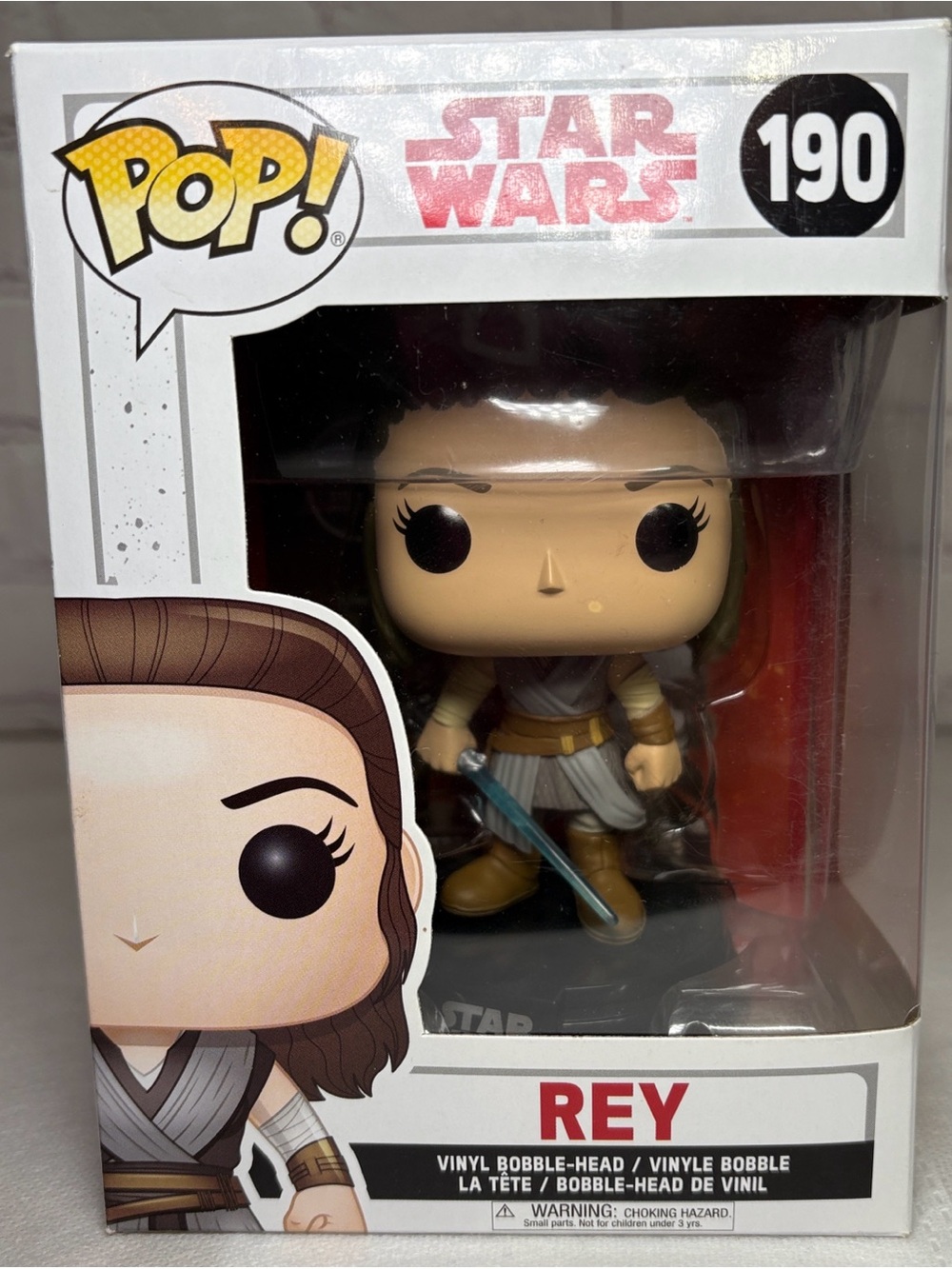 2 Funko Pop! Star Wars Rey a Vinyl Figures - Picture 7 of 13